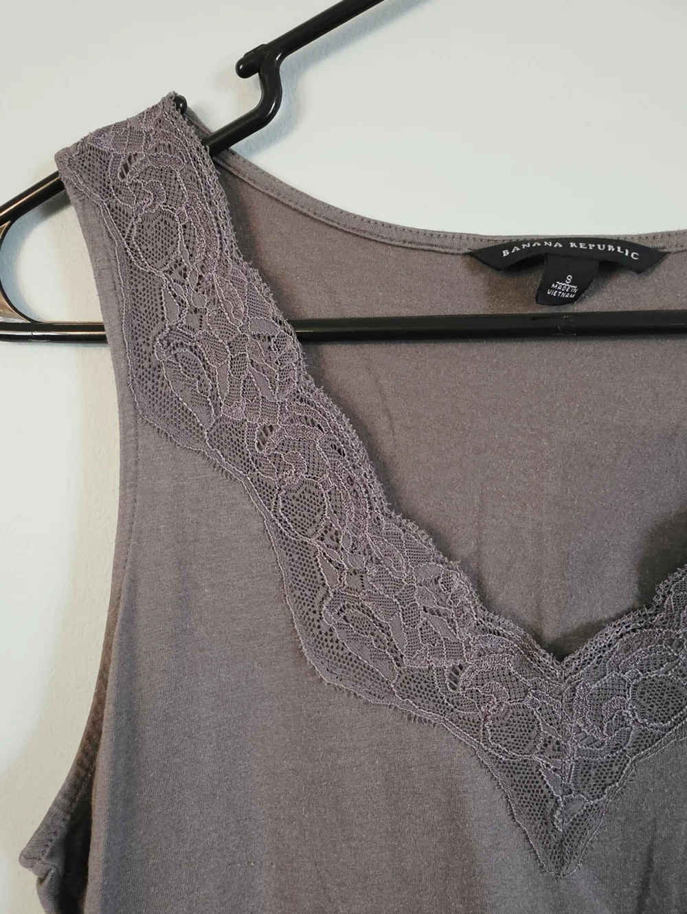 Banana Republic Lace-Trim V-Neck Tank Top